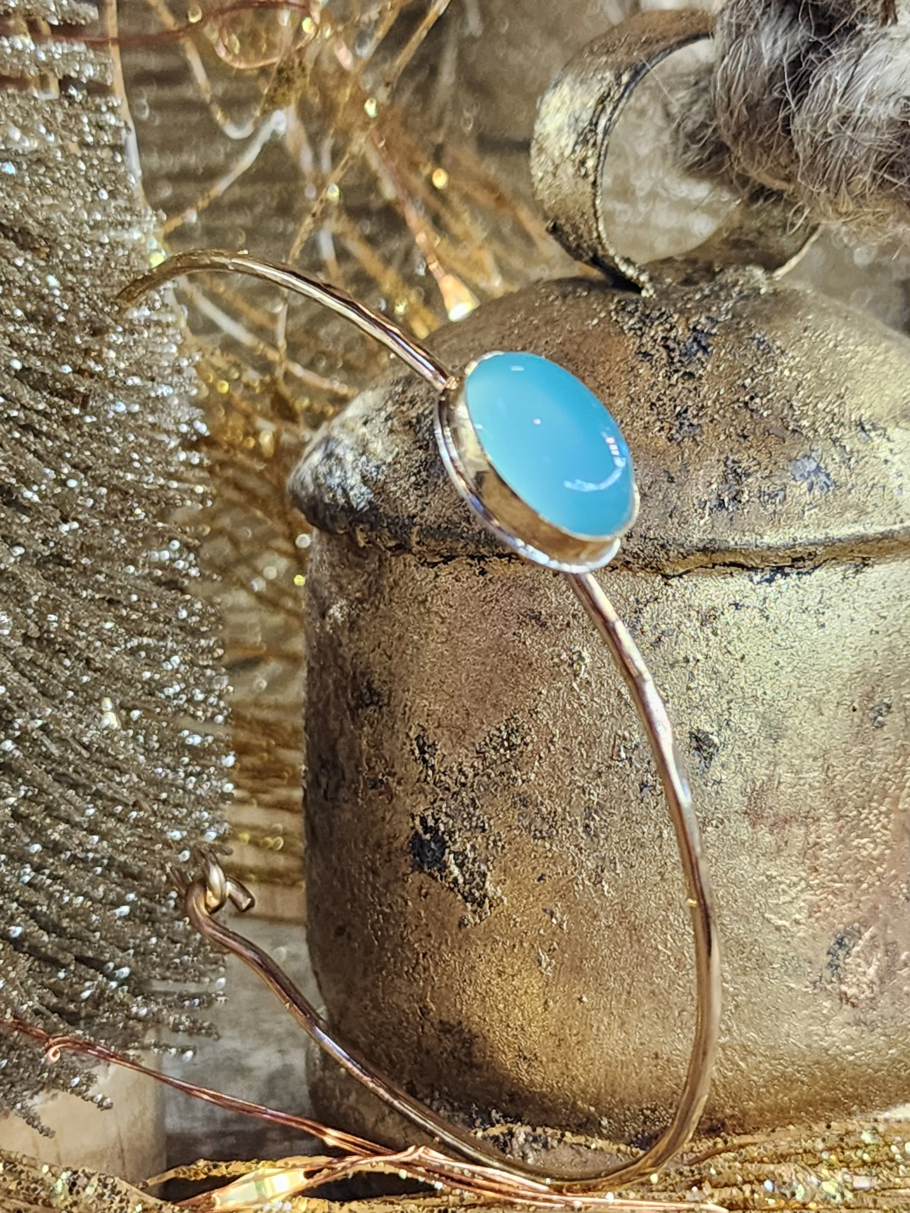 Blue Chalcedony Bracelet