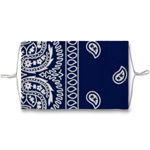 Blue Crip Bandana Face Mask