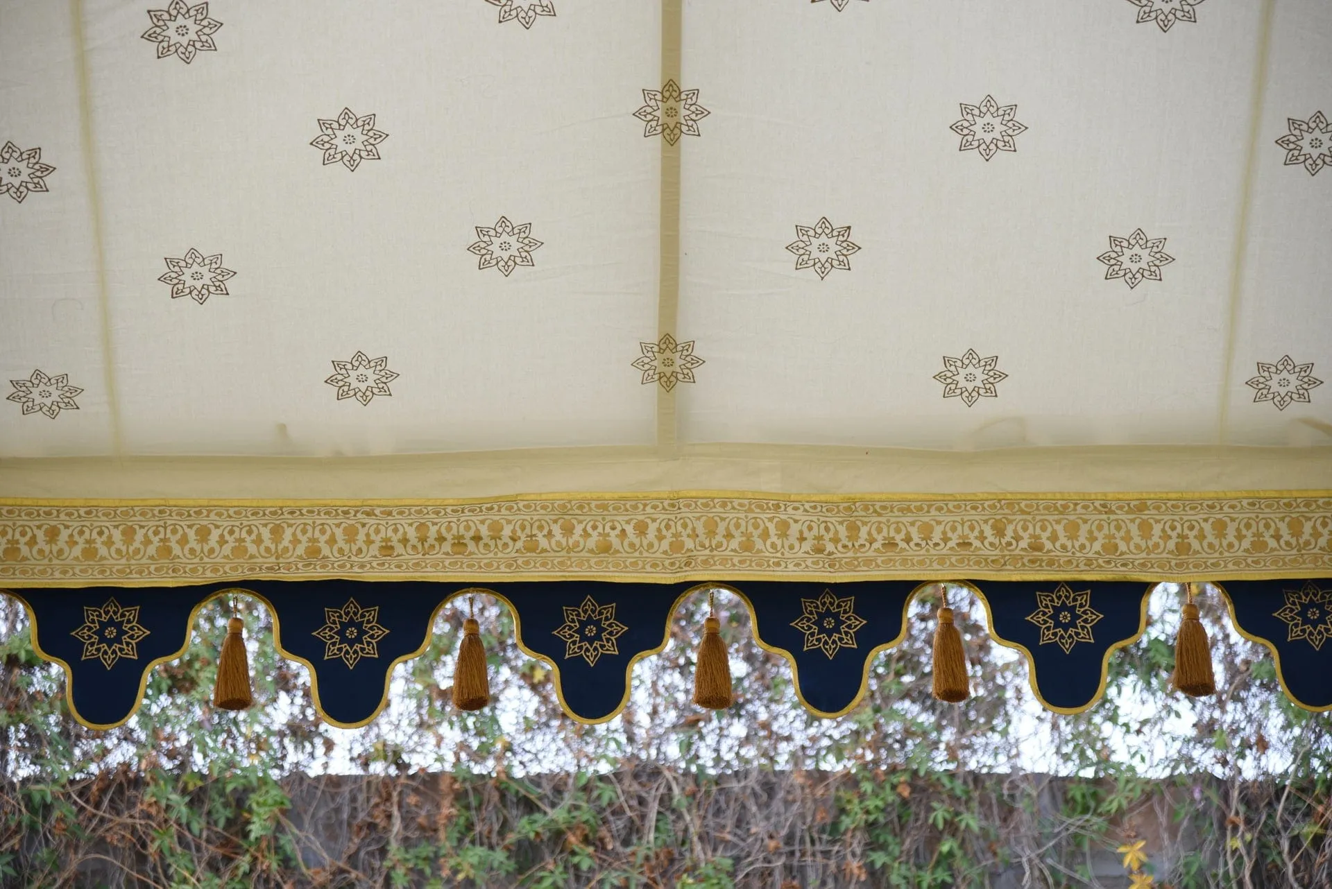 Blue Moroccan Tent Rental 13' x 13'