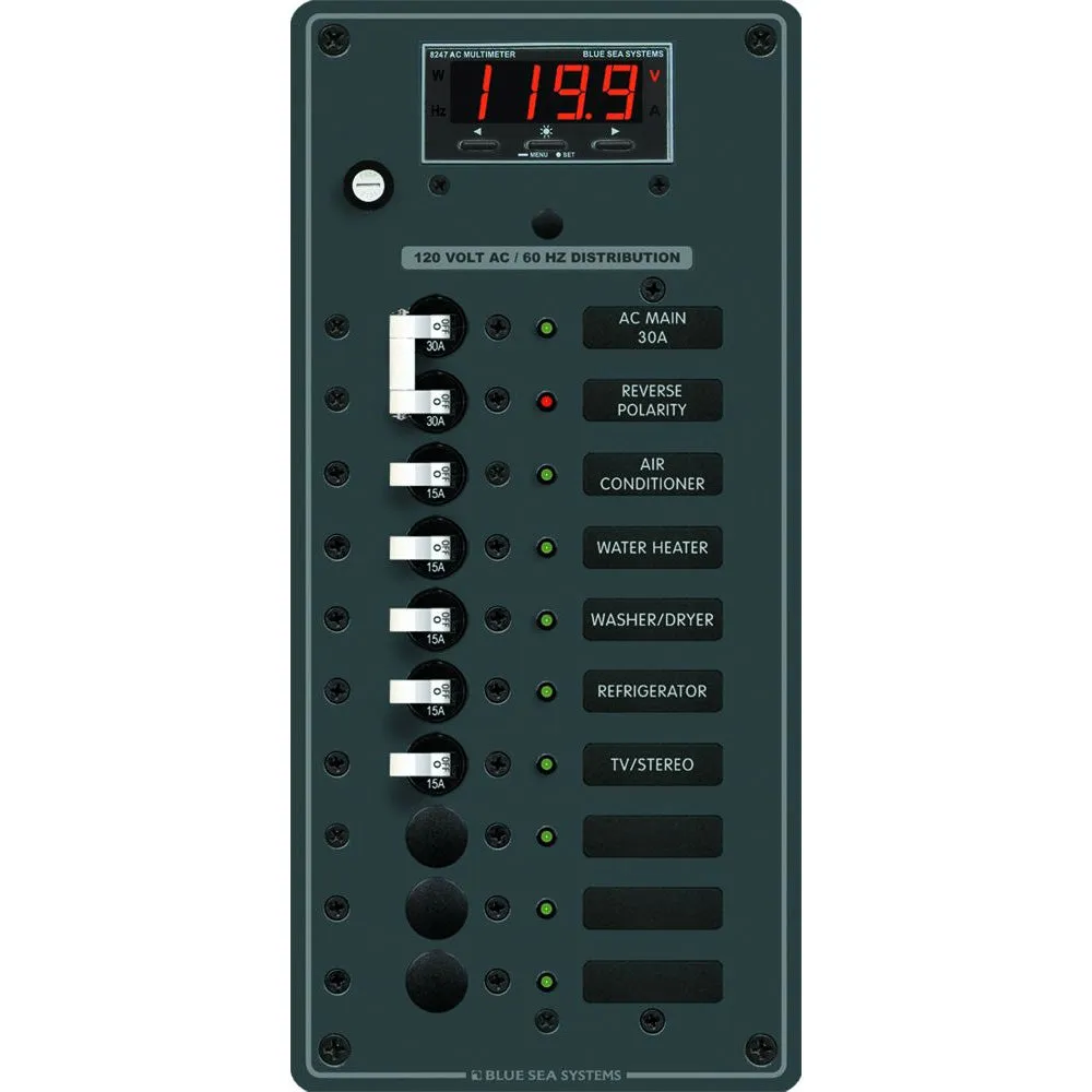 Blue Sea 8406 AC Main   8 Positions [8406]