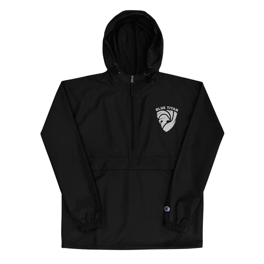 Blue Titan Embroidered Champion Wind/Rain Jacket