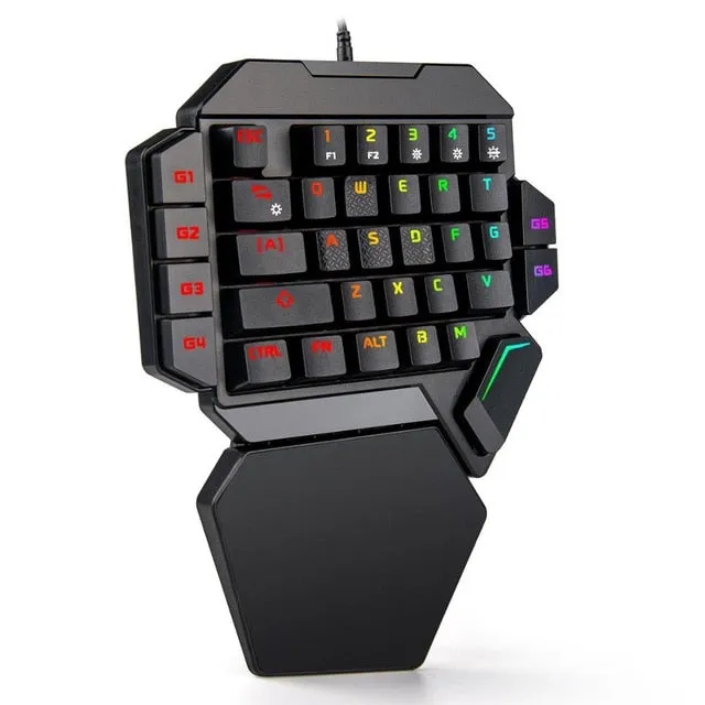 Bluetooth One-Handed RGB Mechanical Gaming Keyboard