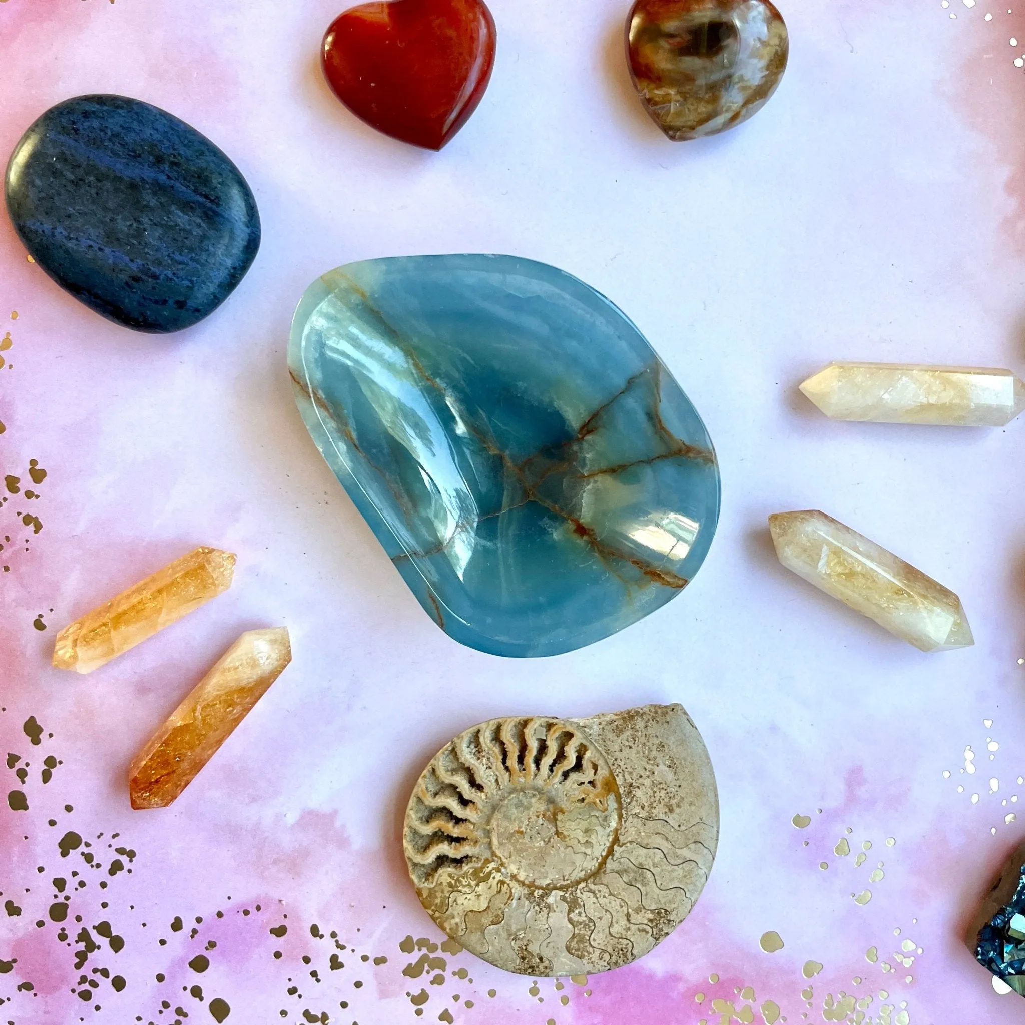 Bluette Blue Onyx dish