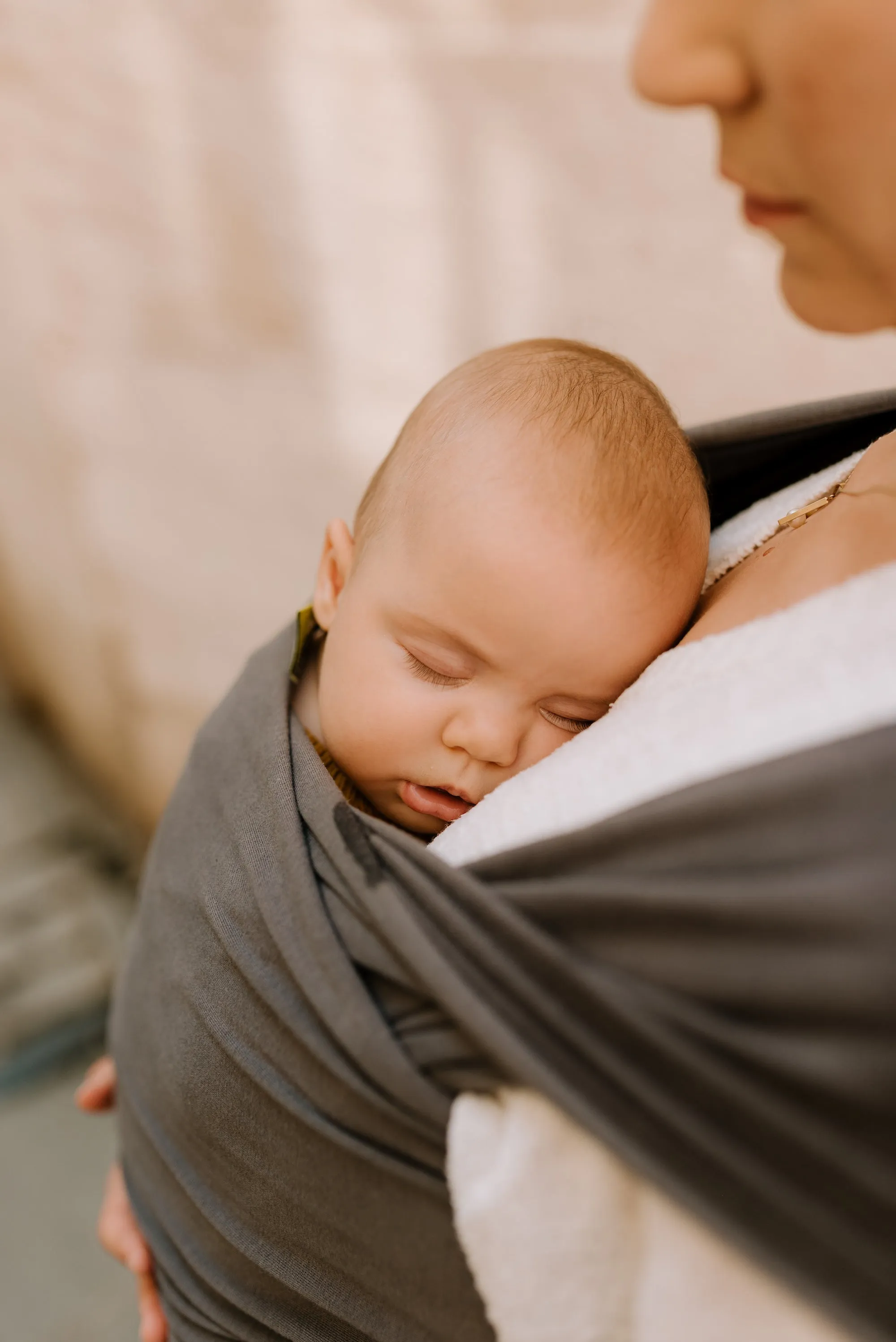 Boba Classic Baby Wrap Organic Dark Gray