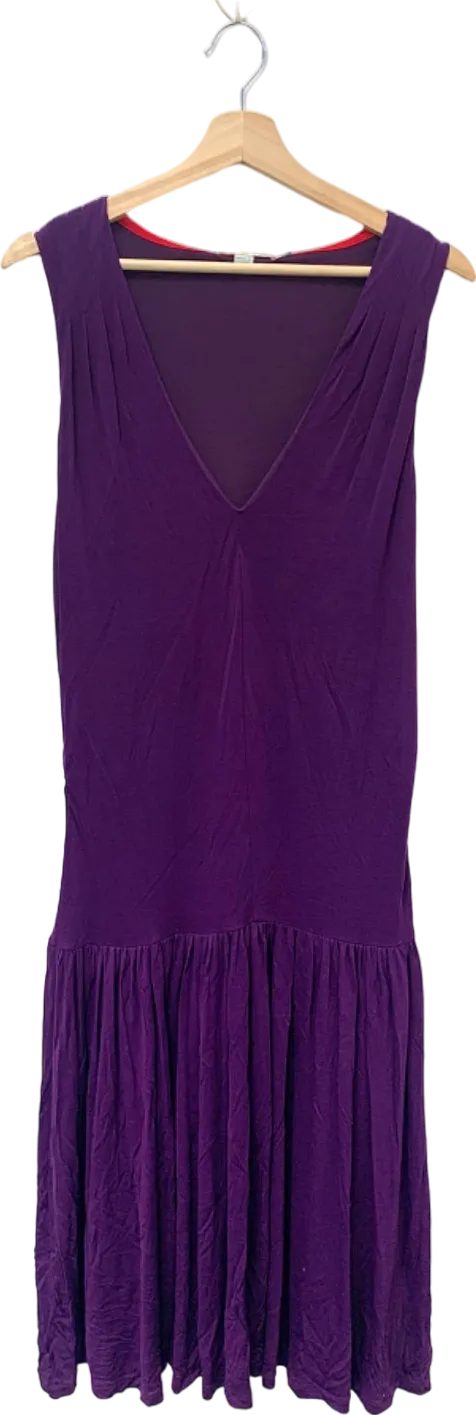 Boden Blackcurrant Briget Dress Summer UK 8 Long