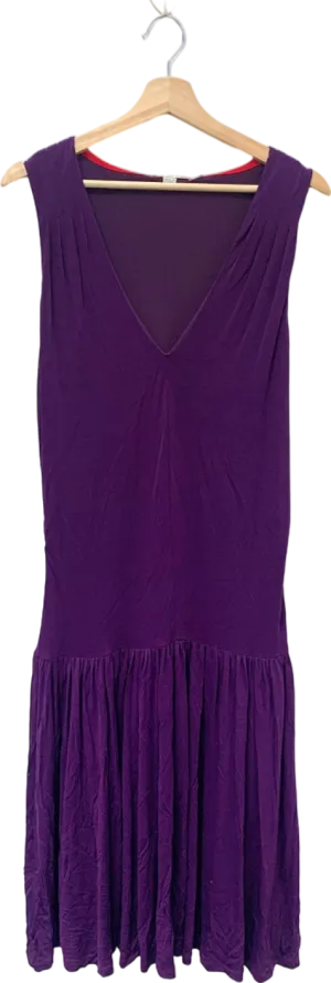 Boden Blackcurrant Briget Dress Summer UK 8 Long