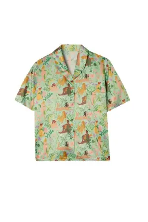 Bodil Jane Nudes & Flowers Short Sleeved Shirt -