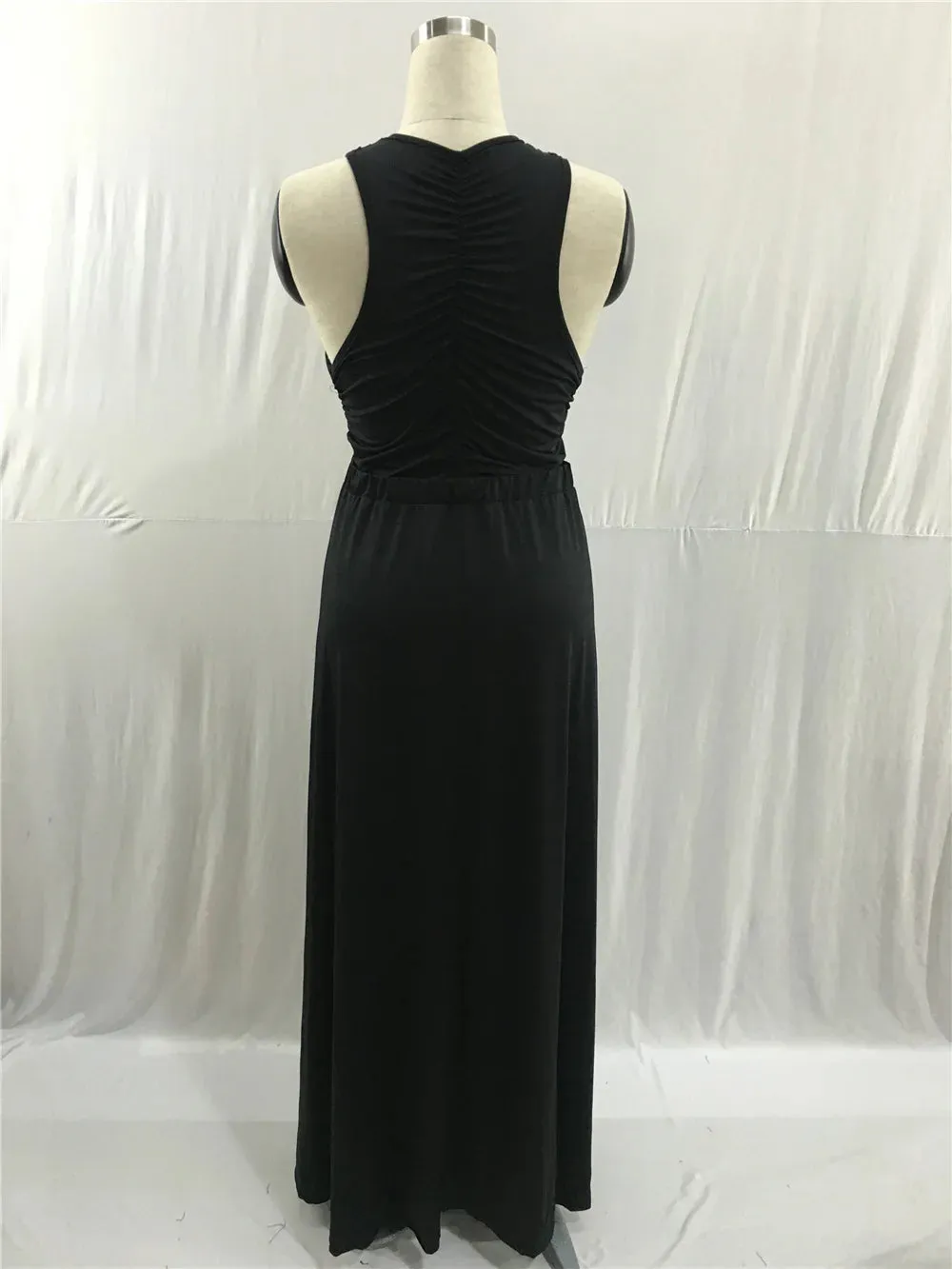 Bold & Elegant Cut-Out Maxi Dress – Sultry, Sophisticated, and Statement-Making