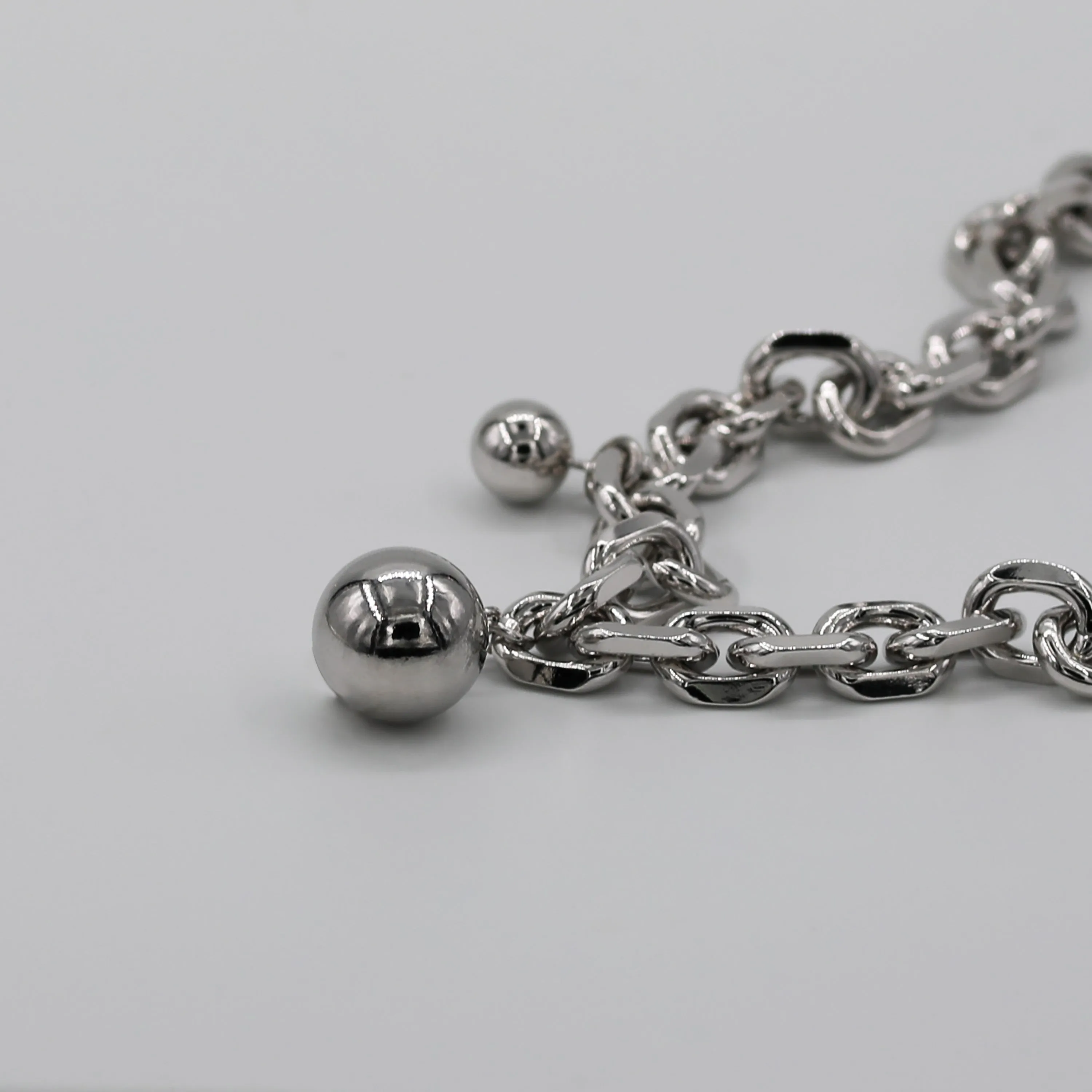 Bold Chain Ball Necklace