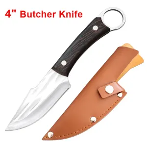 Boning Knives Filleting Knife Cleaver Kitchen Knife Hand Forged Chef Butcher Knife Stainless Steel