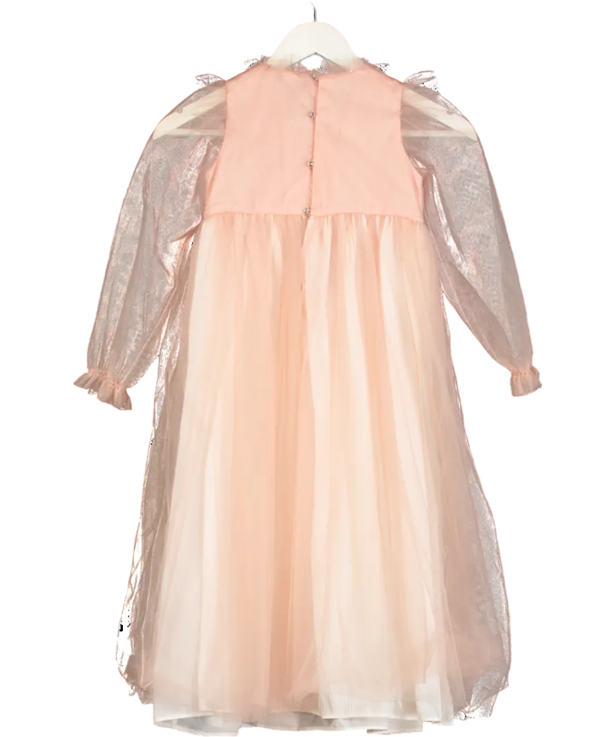 Bonpoint Pink Dalia Tulle Dress 8 Years