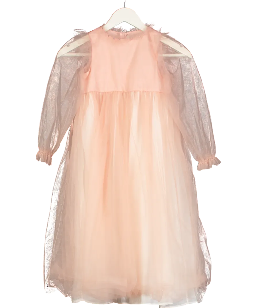 Bonpoint Pink Dalia Tulle Dress 8 Years