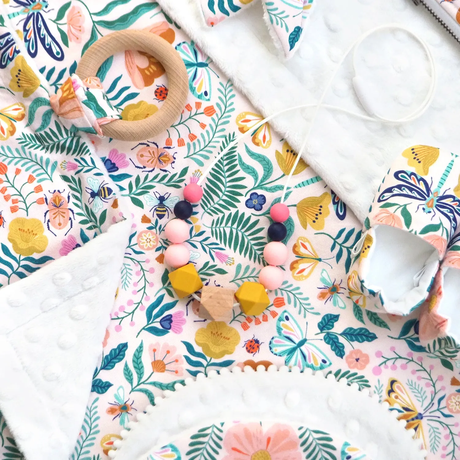 Botanical Blooms Silicone Teething Necklace