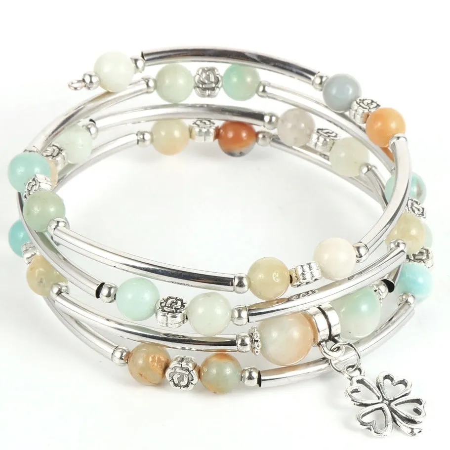 Bracelet "Chance" in Natural Stones