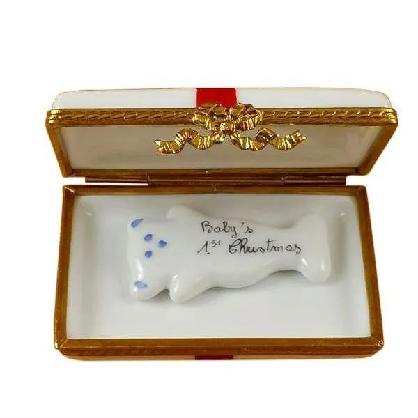 [Brand Name] Baby's First Christmas Gift - Blue
