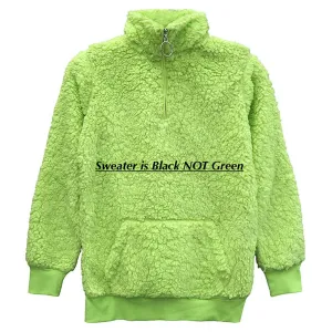 Brand new Women's Oak & Ivy Women's Fleece Ring Pull Sweater, Sz M! Sweater is Black Not Green! Retails $48 