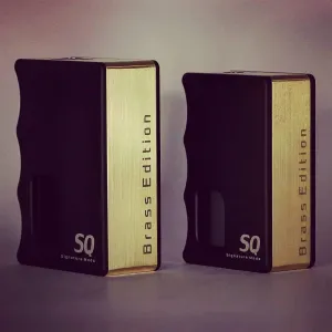 Brass Edition SQ217 – Solid Brass Frame with Black Doors or Full Brass by Signature Tips
