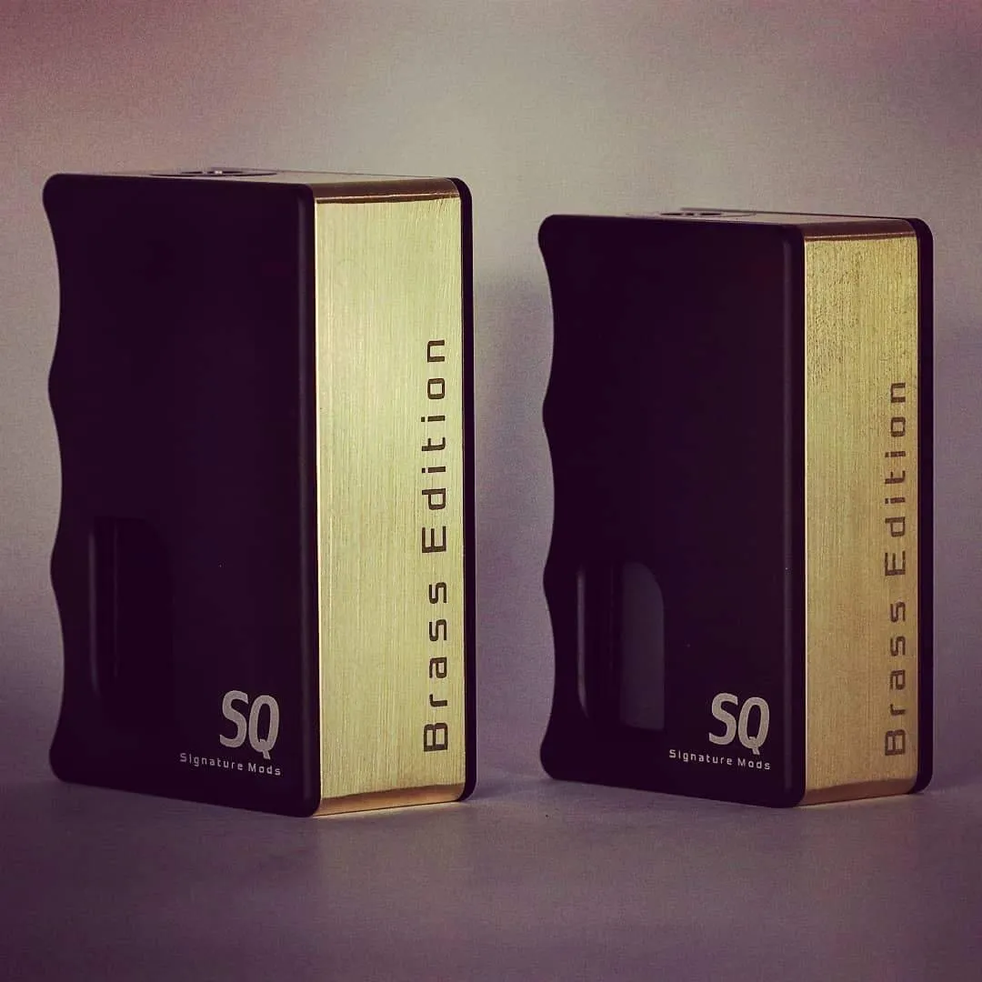 Brass Edition SQ217 – Solid Brass Frame with Black Doors or Full Brass by Signature Tips