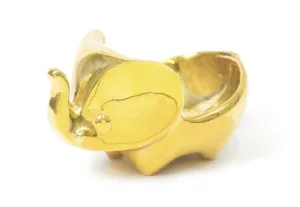 Brass Elephant Ring Bowl
