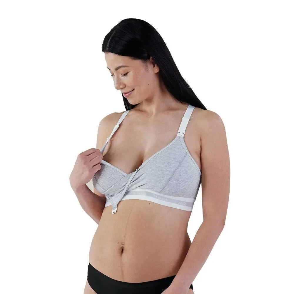 Bravado Original Pumping & Nursing Full Cup Bra 2.0 (Dove Heather)