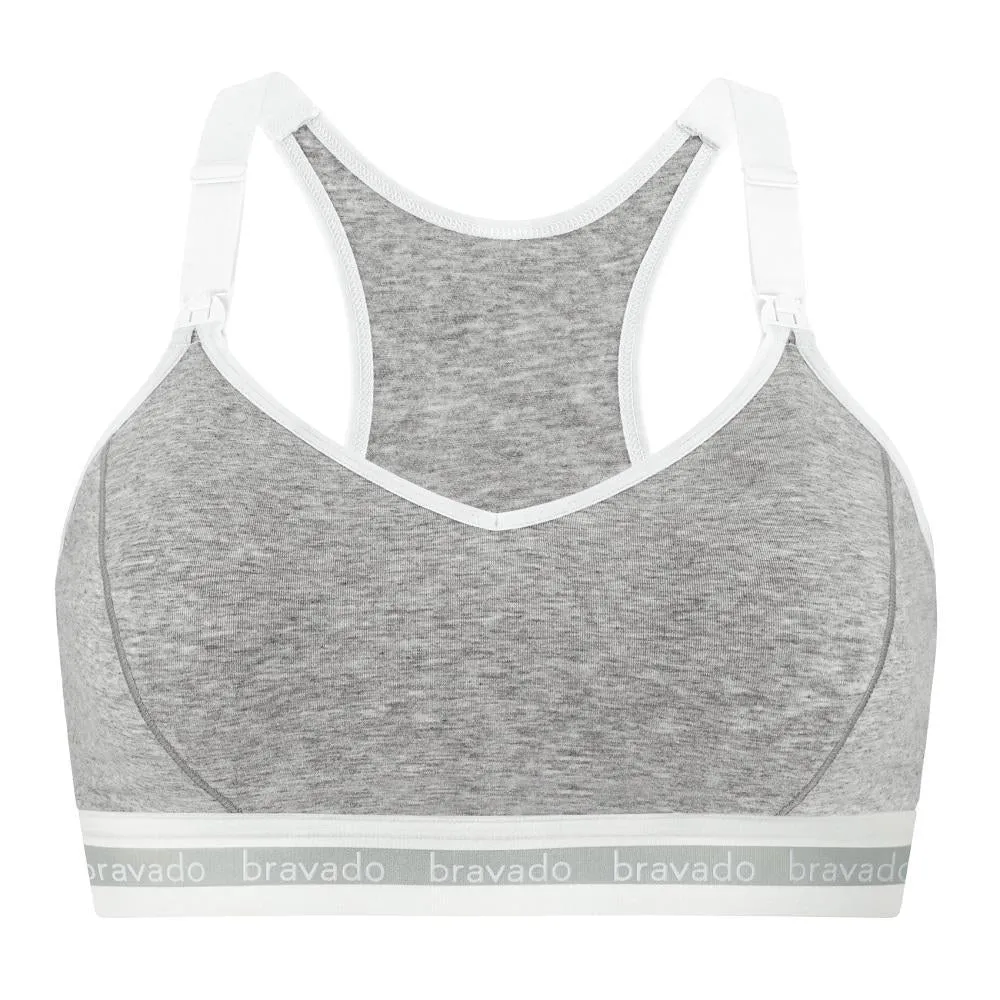 Bravado Original Pumping & Nursing Full Cup Bra 2.0 (Dove Heather)