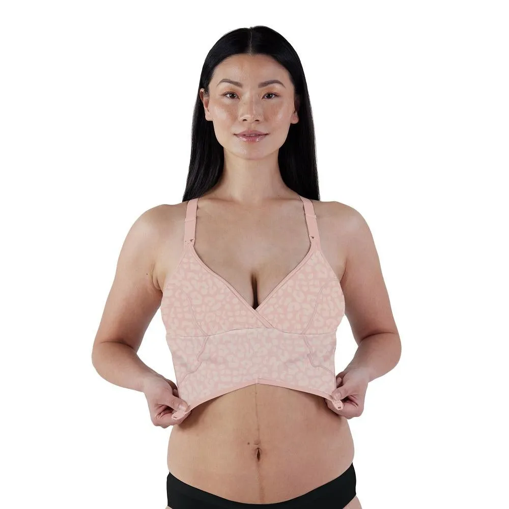 Bravado Original Pumping & Nursing Full Cup Bra 2.0 (Pink Leopard)