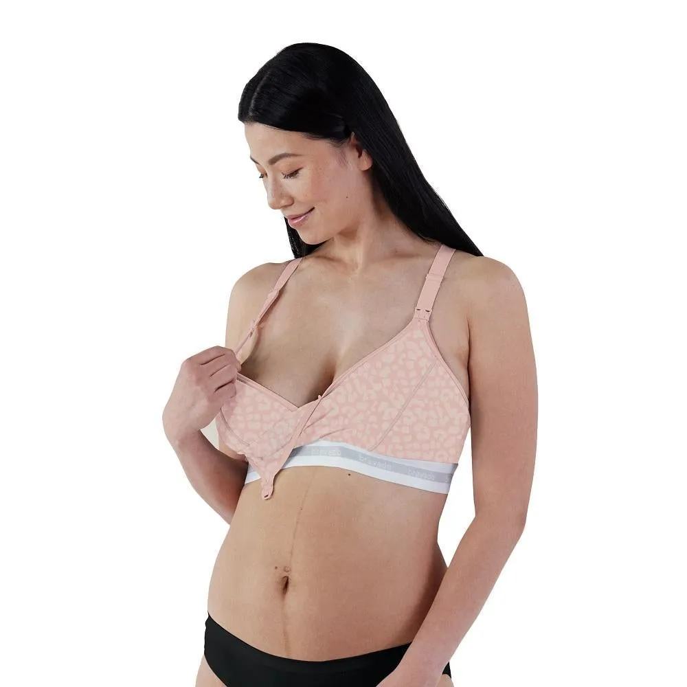 Bravado Original Pumping & Nursing Full Cup Bra 2.0 (Pink Leopard)