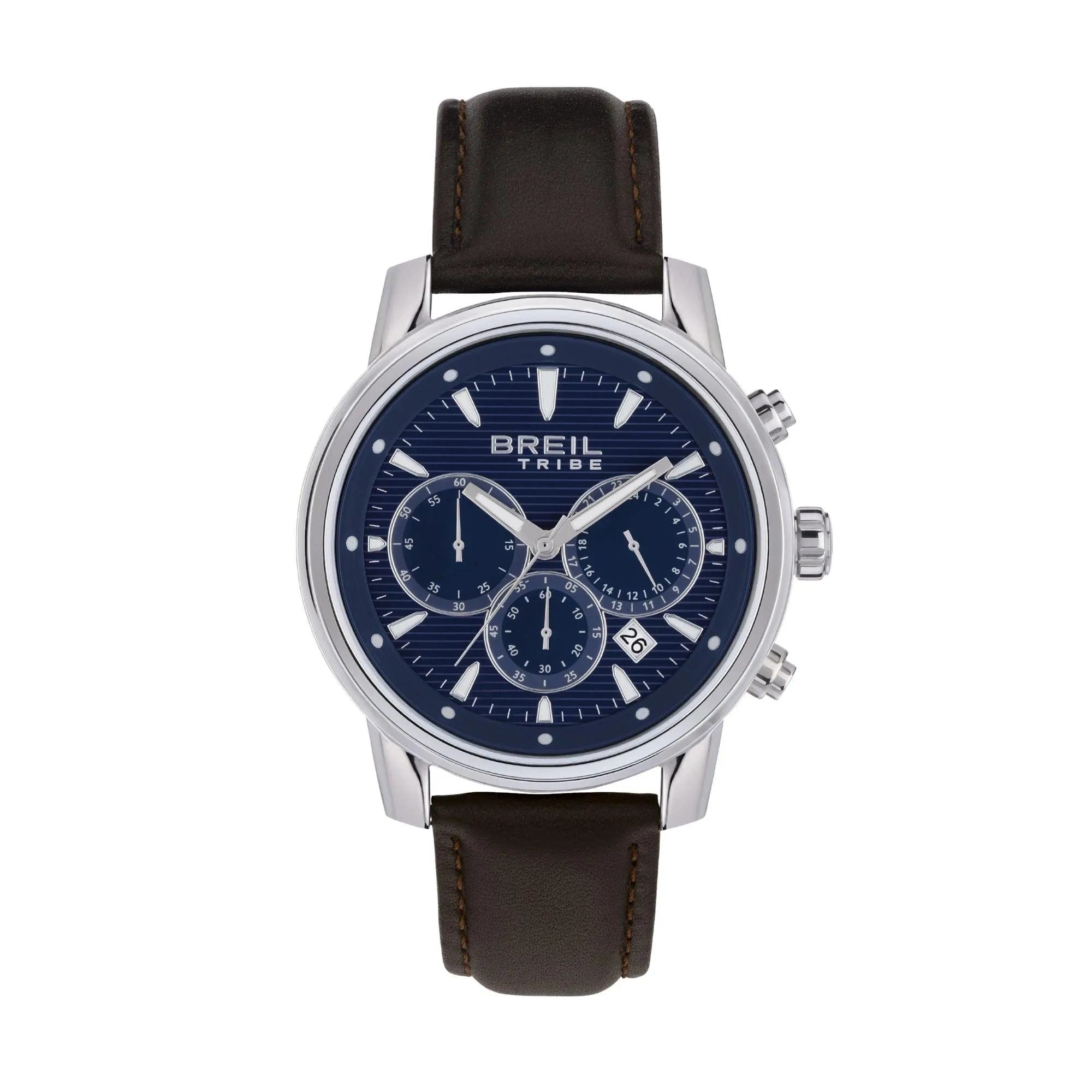 Breil Clock Caliber 43mm Blue Quartz Steel Ew0690