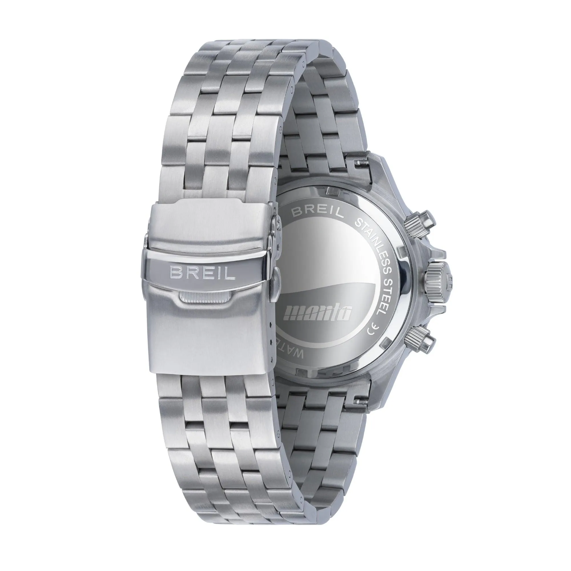 Breil Clock Manta P.R.O. Chrono 42mm Black Quartz Steel Tw2012