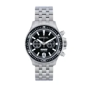 Breil Clock Manta P.R.O. Chrono 42mm Black Quartz Steel Tw2012