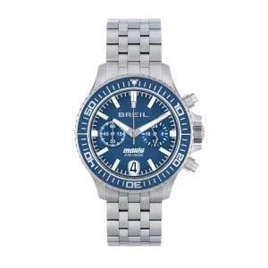 Breil Clock Manta P.R.O. Chrono 42mm blue quartz steel Tw2013
