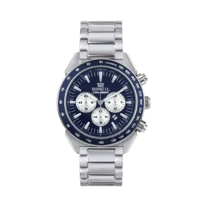 Breil Cruiser Chrono 44mm Watch Blue Quartz Steel Tw1925