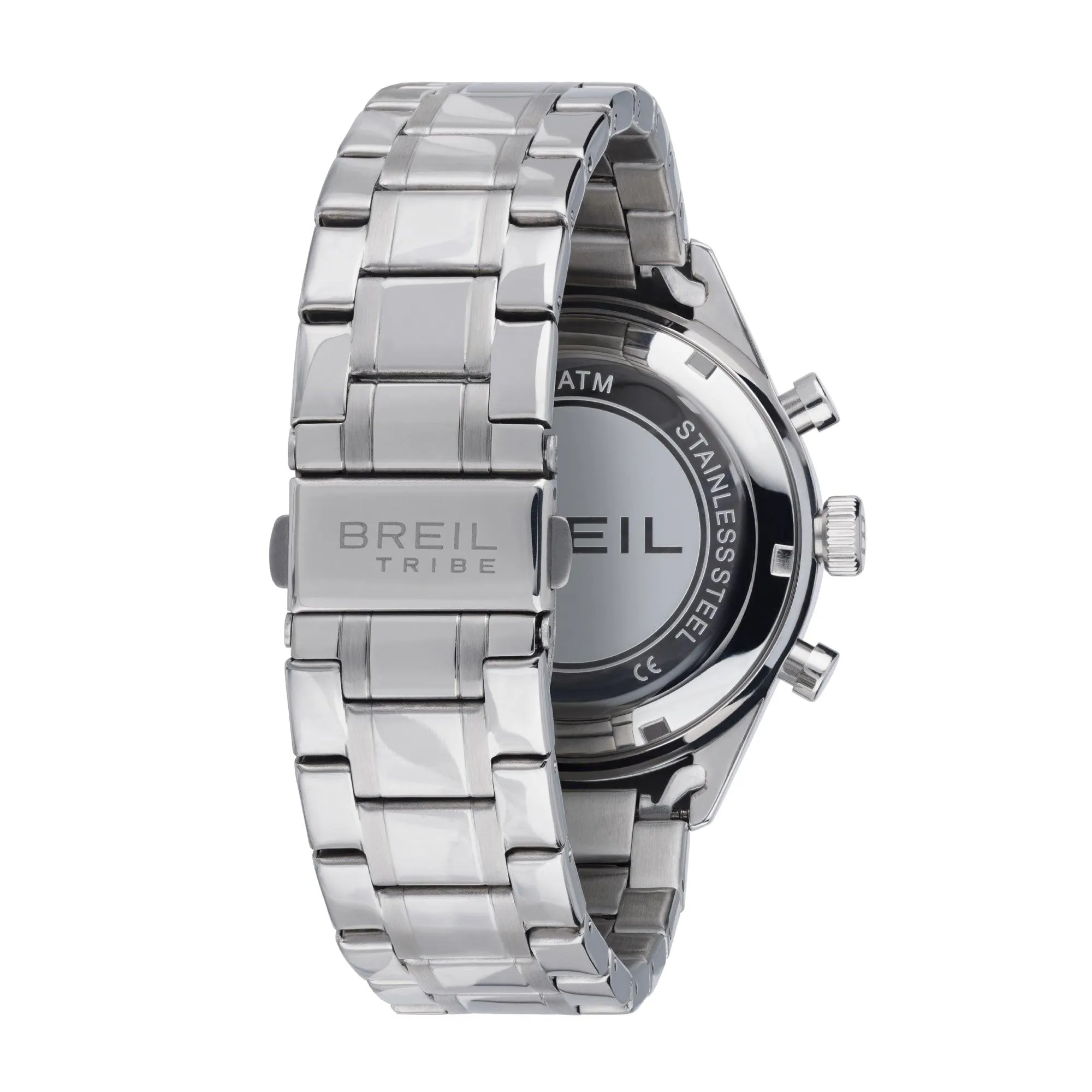 Breil watch jato chrono 42mm black quartz steel ew0657