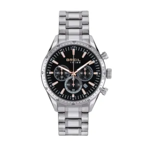 Breil watch jato chrono 42mm black quartz steel ew0657