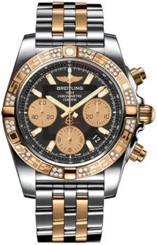 Breitling - Chronomat 41 Steel and Gold Diamond Bezel - Steel and Gold Pilot Bracelet