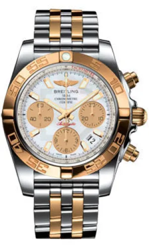 Breitling - Chronomat 41 Steel and Gold - Steel and Gold Pilot Bracelet