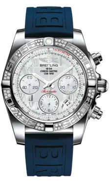 Breitling - Chronomat 41 Steel Diamond Bezel - Diver Pro III Strap