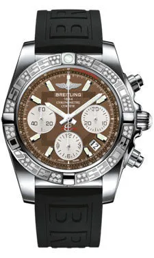 Breitling - Chronomat 41 Steel Diamond Bezel - Diver Pro III Strap