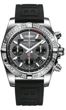Breitling - Chronomat 41 Steel Diamond Bezel - Diver Pro III Strap