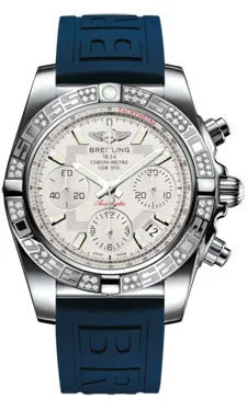 Breitling - Chronomat 41 Steel Diamond Bezel - Diver Pro III Strap