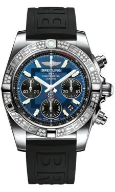 Breitling - Chronomat 41 Steel Diamond Bezel - Diver Pro III Strap