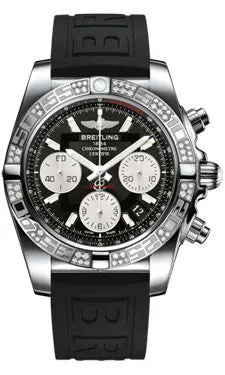 Breitling - Chronomat 41 Steel Diamond Bezel - Diver Pro III Strap