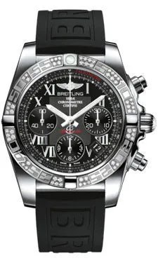 Breitling - Chronomat 41 Steel Diamond Bezel - Diver Pro III Strap