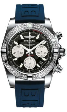 Breitling - Chronomat 41 Steel Diamond Bezel - Diver Pro III Strap