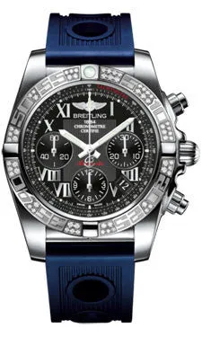 Breitling - Chronomat 41 Steel Diamond Bezel - Ocean Racer Strap
