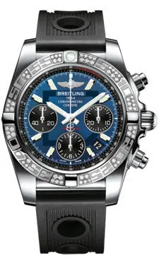 Breitling - Chronomat 41 Steel Diamond Bezel - Ocean Racer Strap