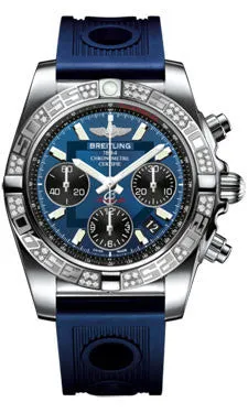 Breitling - Chronomat 41 Steel Diamond Bezel - Ocean Racer Strap