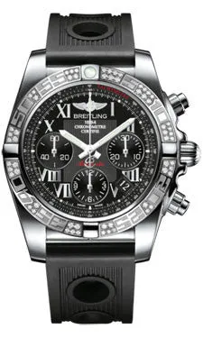 Breitling - Chronomat 41 Steel Diamond Bezel - Ocean Racer Strap