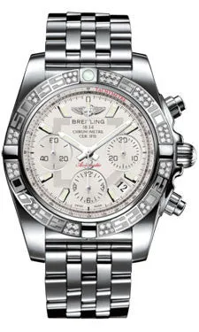 Breitling - Chronomat 41 Steel Diamond Bezel - Pilot Bracelet