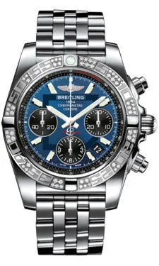 Breitling - Chronomat 41 Steel Diamond Bezel - Pilot Bracelet